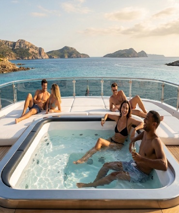 Ekmar Yachting Jacuzzi View