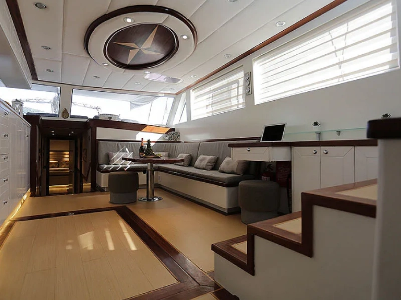 Ekmar Yachting Grand Sailor Gulet Yacht Main Saloon View