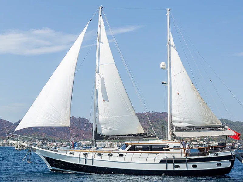 Ekmar Yachting Grand Sailor Gulet Yacht Sailes Open Side View