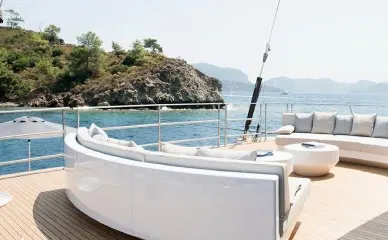 Ekmar Yachting Aft Deck Day View